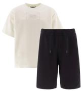 Emporio Armani T-shirt/Shorts - Off White/MarinblÃ¥