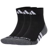 adidas Performance Ankelstrumpor - 3-pack - Svart/Grå