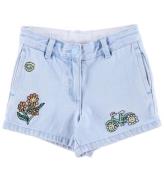 Stella McCartney Kids Jeansshorts - Light Blue