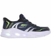 Skechers Skor m. Ljus - Meteor Light - Brisk Beams - MarinblÃ¥/Sv