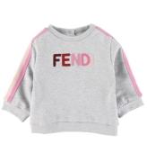 Fendi Sweatshirt - GrÃ¥/Rose