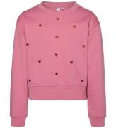 Vero Moda Girl Sweatshirt - VmOctavia - Wild Rose/Hearts