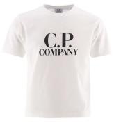 C.P. Company T-shirt - Gasväv White m. Svart