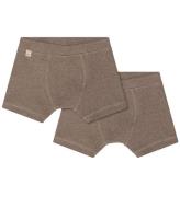 That's Mine Boxershorts - 2-pack - Rib - Cilas - Brown Melange