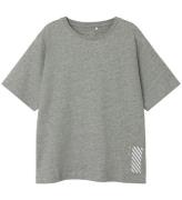 Name It T-shirt - NkmOvan - Grey Melange m. Tryck