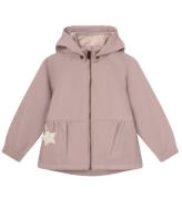 Mini A Ture Softshelljacka m. Fleece - MatBriddi - Cloudy Rose