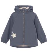 Mini A Ture Softshelljacka m. Fleece - MatAden - Ombre Blue