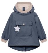 Mini A Ture Sommarjacka - MatBaby Vito Fleece Anorak - Ombre Blu