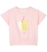 Billieblush T-shirt - Rosa Pale m. Tryck