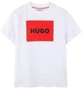 HUGO T-shirt - Vit/Röd