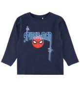 Name It Tröja - NmmJacinto Spider-Man - Marinblå Blazer m. Tryck