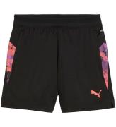 Puma Shorts - Individuell CUP Jr - Svart m. Tryck