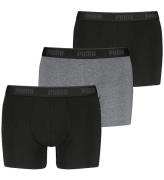 Puma Boxershorts - 3-pack - Comfort Stretch - Men - Svart/GrÃ¥