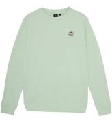 Indiskt Blue Jeans Sweatshirt - Fade Mint m. Tryck