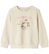 Name It Sweatshirts - NmfBoletta - Peyote Melange m. Tryck