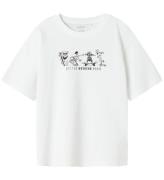 Name It T-shirt - NkmBocalle - Bright White m. Tryck