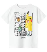 Name It T-shirt - NkmFlame PokÃ©mon - Bright White