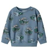 Name It Sweatshirt - NmmDibbo - Spring Lake m. Tryck