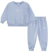 Nike Sweatset - Sweatshirt/Sweatpants - Kobolt Bliss Heather