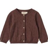 Wheat Cardigan - Stickad - Maia - Aubergine