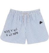 Zadig & Voltaire Shorts - Nicky - Electric Blue/White Stripes