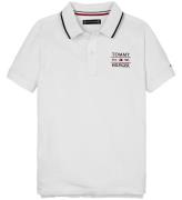 Tommy Hilfiger Polo - Vit m. Logo