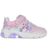 Geox Blinkande Skor - J Fadinlight - Disney Frozen - Rosa/Lilac