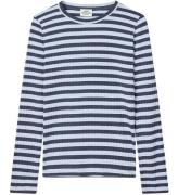 Mads Nørgaard Tröja - Rib - Talika - Parisian Night/Cashmere Blu