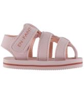 En Fant Sandaler - Velcro - Polerad Lilac