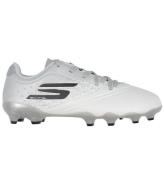 Skechers Fotbollsskor - Razor 1.5 Jr TD FG - Vit/Silver