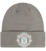 New Era Mössa - Stickad - Manchester United - Grå