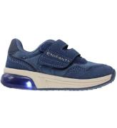 En Fant Skor - Velcro w. Light - Vintage Indigo