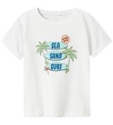 Name It T-shirt - NmmVux - Bright White/Sea