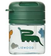 Liewood Mugg m. Sugrör - Pavia - 280 ml - Dinosaurs/Mist