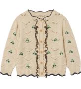 Fliink Cardigan - Stickad - Mela Ruffle - Sandshell