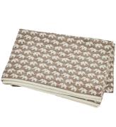 Smallstuff Babymatta - Ull - 80x100 cm - Elefanter - Natur