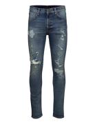 Lean Dean Authentic Stitched Blue Nudie Jeans