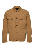 Recycled: Safari Jacket With Mesh Lining Beige Esprit Casual