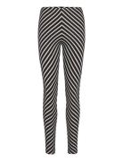 Stripe Leggings Black Papu
