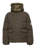 W. Hooded Puffer Jacket Green Svea