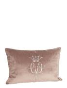 Pillow Case Royal Beige/Grå 40X60 Cm Beige Carolina Gynning