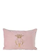 Pillow Case Royal Rosa/Guld 40X60 Cm Pink Carolina Gynning
