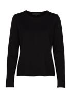 Srmarla O-Neck Roll Edge Knit Black Soft Rebels