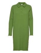 Objabby L/S Polo Dress 119 Green Object