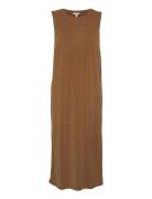 Objannie S/L Dress Brown Object