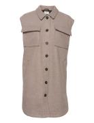 Kamelida Waist Coat Grey Kaffe