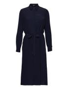 Shirt Dress With Lenzing™ Ecovero™ Navy Esprit Collection