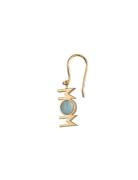 Great Mom Ear Hanger Blue Design Letters