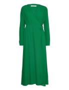 Lime Wrap Dress Green IVY OAK