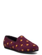 Hums Mustard Heart Loafer Purple Hums